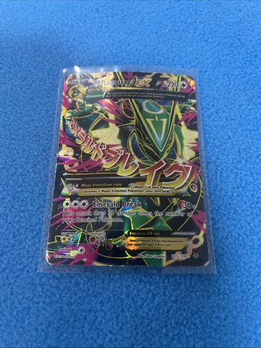 Carta pokémon holo rayquaza - holo, m
