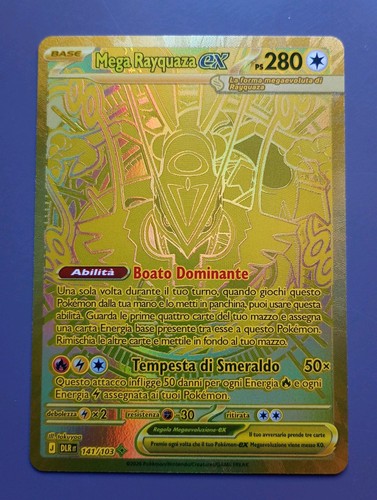 Mega rayquaza 141 - rayquaza, gold