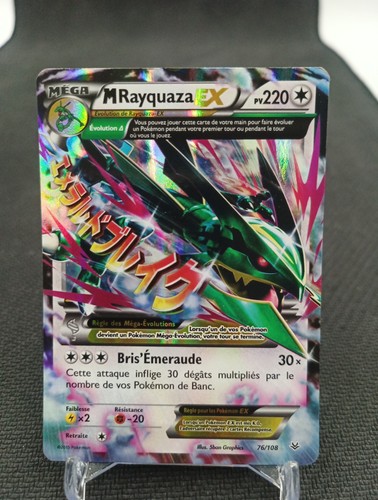 Mega rayquaza 108 carte - rayquaza, ex